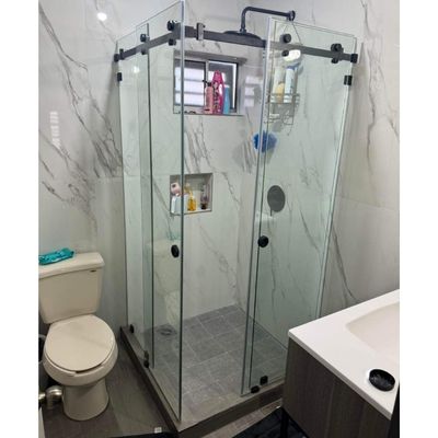 CANCELES PARA BAÑO DE CRISTAL TEMPLADO