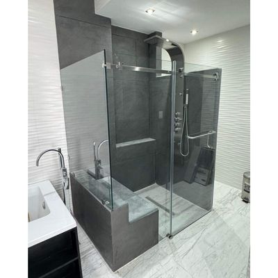 cancel para baño de cristal templado