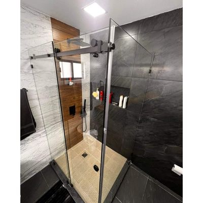 cancel para baño de cristal templado